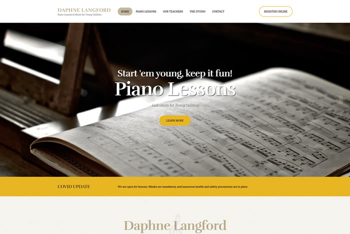 Piano with Daphne Langford